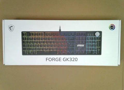 Photo de Clavier Gamer mécanique (Red Switch) MSI Forge GK320 RGB (Noir) - SN S1104FR255HH910536001765 - ID 223912