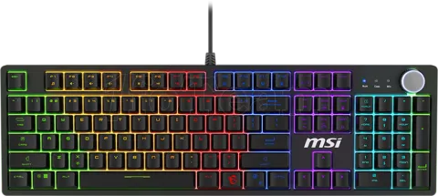 Photo de Clavier Gamer mécanique (Red Switch) MSI Forge GK320 RGB (Noir)