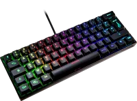 Photo de Clavier Gamer mécanique (Red Switch) Verbatim SureFire KingPin M1 RGB (Noir)