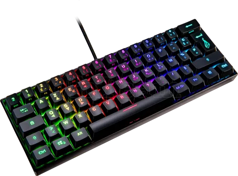 Photo de Clavier Gamer mécanique (Red Switch) Verbatim SureFire KingPin M1 RGB (Noir)