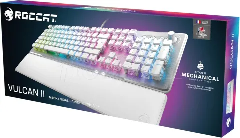 Photo de Clavier Gamer mécanique (Roccat Titan II Linear Red) Roccat Vulcan II RGB (Blanc)