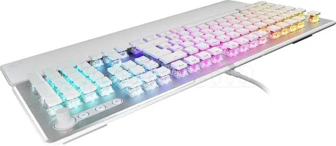 Photo de Clavier Gamer mécanique (Roccat Titan II Linear Red) Roccat Vulcan II RGB (Blanc)