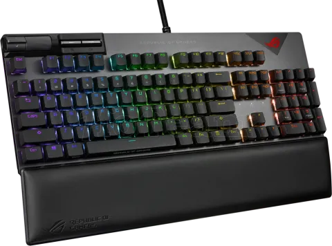 Photo de Clavier Gamer mécanique (Rog NX Red) Asus Rog Strix Flare II RGB (Noir)