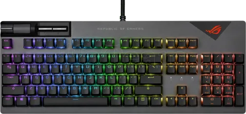 Photo de Clavier Gamer mécanique (Rog NX Red) Asus Rog Strix Flare II RGB (Noir)