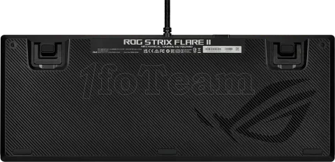 Photo de Clavier Gamer mécanique (Rog NX Red) Asus Rog Strix Flare II RGB (Noir)