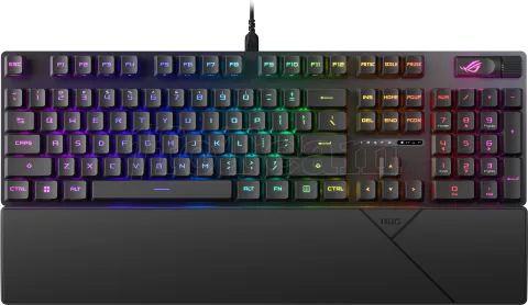 Photo de Clavier Gamer mécanique (Rog RX Red) Asus Rog Strix Scope II RX RGB (Noir)