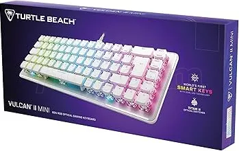 Photo de Clavier Gamer mécanique Turtle Beach Vulcan II Mini TKL RGB (Blanc)