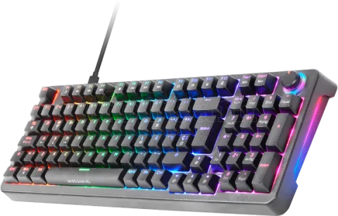 Photo de Clavier Gamer mécanique (Yellow Switch) Mars Gaming MKPro RGB (Noir)