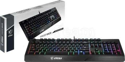 Photo de Clavier Gamer MSI Vigor GK20 RGB (Noir)