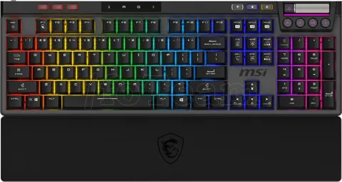 Photo de Clavier Gamer sans fil Bluetooth mécanique MSI Strike Pro Silent RGB (Noir)