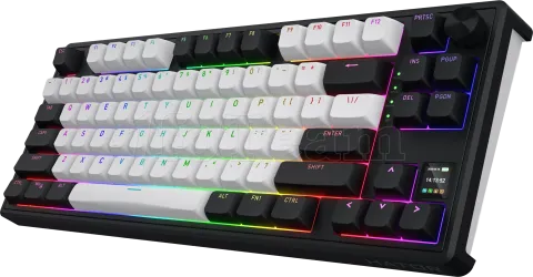 Photo de Clavier Gamer sans fil magnétique (Hator Aurum Linear) Hator Skyfall 80 Mag Ultima 8K TKL RGB (Noir)