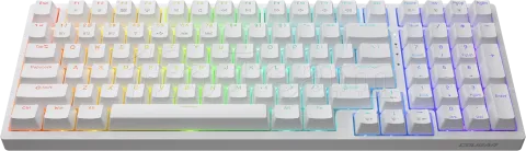 Photo de Clavier Gamer sans fil mécanique Cougar Ultimus Pro RGB (Blanc)