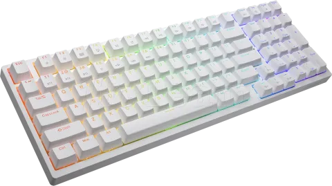 Photo de Clavier Gamer sans fil mécanique Cougar Ultimus Pro RGB (Blanc)