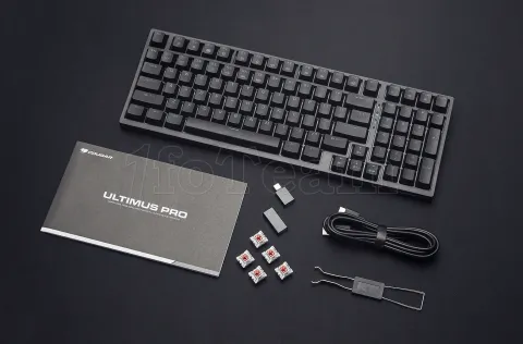 Photo de Clavier Gamer sans fil mécanique Cougar Ultimus Pro RGB (Noir)