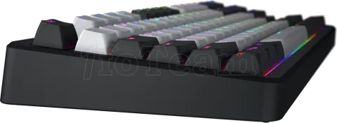 Photo de Clavier Gamer sans fil mécanique (Hator Aurum Linear) Hator Rockfall 3 TKL RGB (Noir)