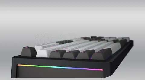 Photo de Clavier Gamer sans fil mécanique (Hator Aurum Linear) Hator Skyfall 100 Pro RGB (Noir)