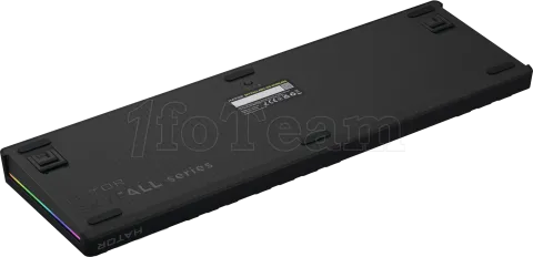 Photo de Clavier Gamer sans fil mécanique (Hator Aurum Linear) Hator Skyfall 100 Pro RGB (Noir)