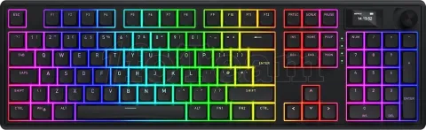 Photo de Clavier Gamer sans fil mécanique (Hator Aurum Linear) Hator Skyfall 100 Pro RGB (Noir)