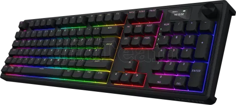 Photo de Clavier Gamer sans fil mécanique (Hator Aurum Linear) Hator Skyfall 100 Pro RGB (Noir)