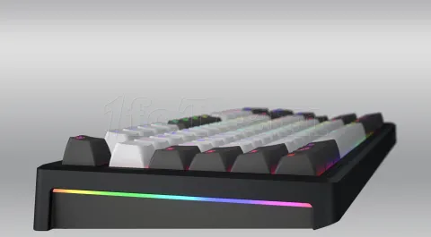 Photo de Clavier Gamer sans fil mécanique (Hator Aurum Linear) Hator Skyfall 80 Pro TKL RGB (Noir)