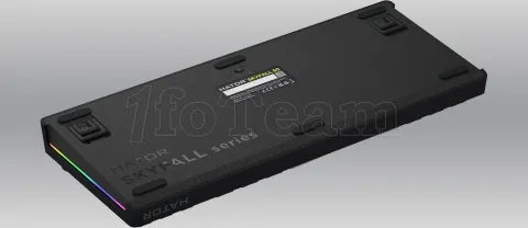 Photo de Clavier Gamer sans fil mécanique (Hator Aurum Linear) Hator Skyfall 80 Pro TKL RGB (Noir)