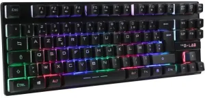 Photo de Clavier Gamer sans fil The G-Lab Keyz Caesium TKL RGB (Noir)