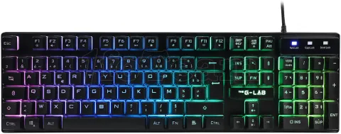 Photo de Clavier Gamer The G-Lab Keyz Caesium RGB (Noir)