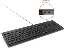 Photo de Clavier Mobility Lab avec Hub USB intégré (Noir)