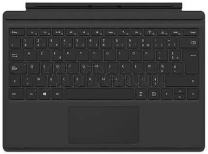 Photo de Clavier rétro-éclairé Type Cover Microsoft pour Surface Pro 3/4/2017 (Noir)