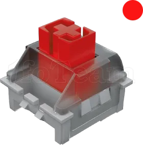 Photo de Clavier sans fil Bluetooth mécanique (Outemu SQ Pro Red) Mars Gaming MK Cloud RGB (Rose)