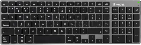 Photo de Clavier sans fil Bluetooth NGS Fortune-BT (Noir/Gris)