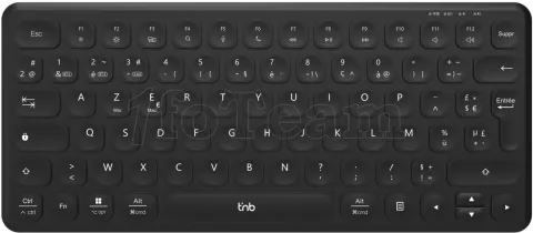 Photo de Clavier sans fil Bluetooth rechargeable T'nB Mini (Noir)