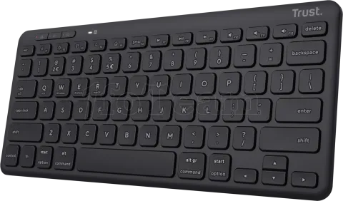 Photo de Clavier sans fil Bluetooth Trust Lyra (Noir)