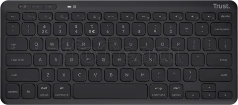 Photo de Clavier sans fil Bluetooth Trust Lyra (Noir)