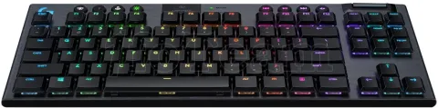 Photo de Clavier sans fil Gamer Logitech G915 TKL RGB (Noir)