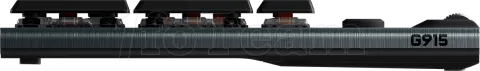 Photo de Clavier sans fil Gamer mécanique (Logitech GL Tactile Brown ) Logitech G915 Lightspeed RGB (Noir)