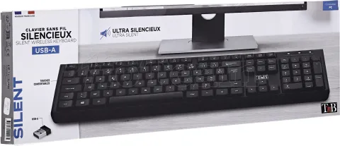 Photo de Clavier sans fil T'nB Silent (Noir)