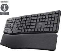 Photo de Clavier sans fil  Trust Keyra (Noir)