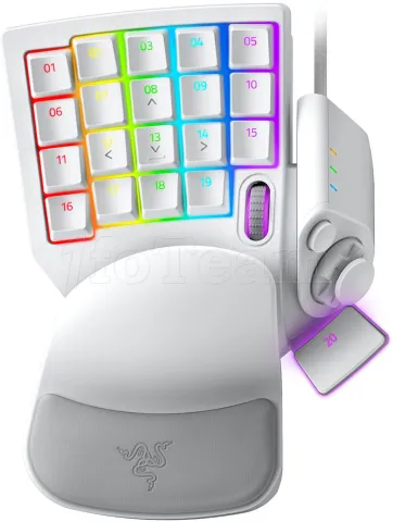 Photo de Clavier/PadGamer Razer Tartarus Pro (Blanc)
