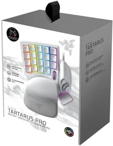 Photo de Clavier/PadGamer Razer Tartarus Pro (Blanc)