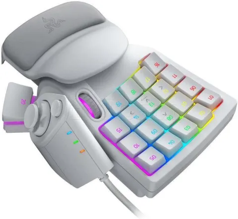 Photo de Clavier/PadGamer Razer Tartarus Pro RGB (Blanc)