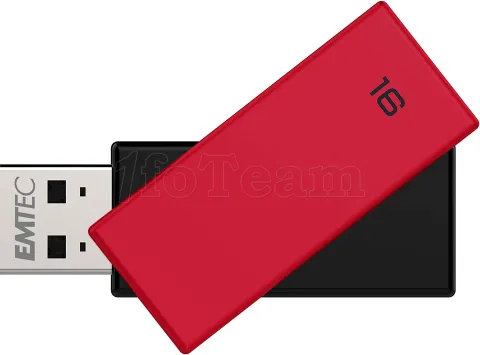 Photo de Clé USB 2.0 Emtec C350 Brick 2.0 - 16Go (Rouge)