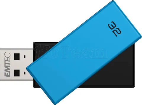 Photo de Clé USB 2.0 Emtec C350 Brick 2.0 - 32Go (Bleu)