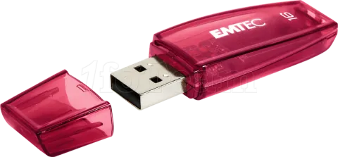 Photo de Clé USB 2.0 Emtec C410 Color Mix - 16Go (Rouge)