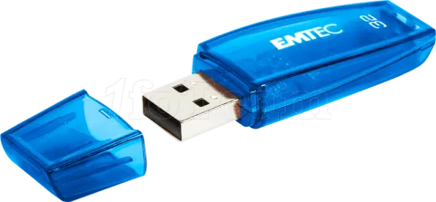 Photo de Clé USB 2.0 Emtec C410 Color Mix - 32Go (Bleu)