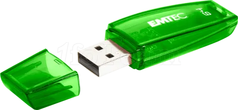 Photo de Clé USB 2.0 Emtec C410 Color Mix - 64Go (Vert)