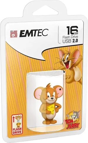 Photo de Clé USB 2.0 Emtec HB103 Hanna Barbera Jerry - 16Go (Marron)