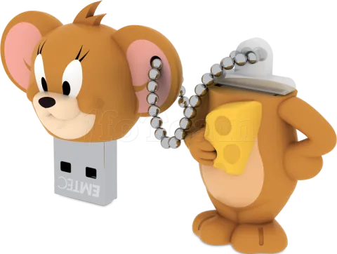 Photo de Clé USB 2.0 Emtec HB103 Hanna Barbera Jerry - 16Go (Marron)