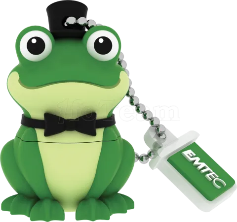 Photo de Clé USB 2.0 Emtec M339 Crooner Frog - 16Go (Vert)