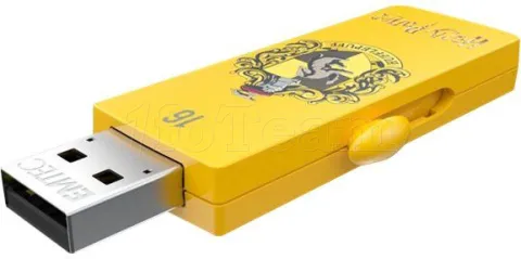 Photo de Clé USB 2.0 Emtec M730 Harry Potter Poufsouffle - 16Go (Jaune)